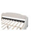 Lit de jour double capitonné capitonné, beige