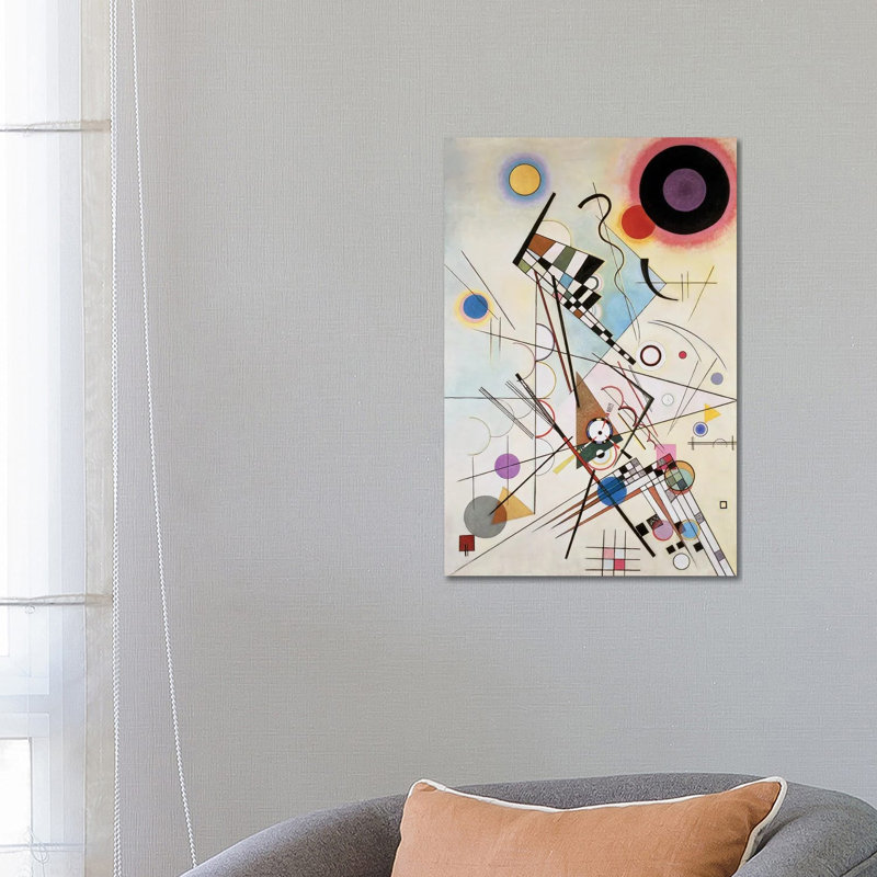Composition 8, 1923 by Wassily Kandinsky - Wrapped Canvas Gallery-Wrapped Canvas Giclée, 66.04 cm H x 45.72 cm W