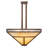 Tiaisha Glass Semi Flush Mount