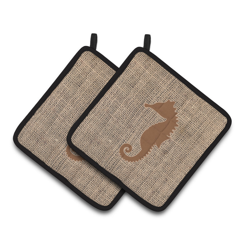 Cuisinier poignée east urban home hippocampe, Brun