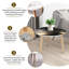 Ensemble de 2 tables basses gigognes triangulaires New York City