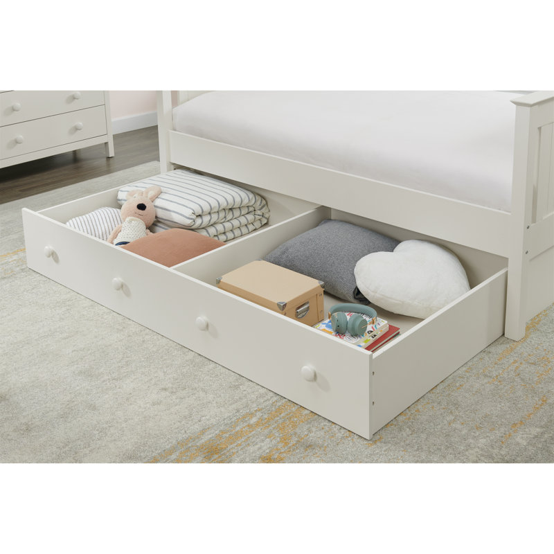 Edick Kids Twin Over Full Bunk Bed with Trundle