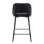 Tabouret 26 "en velours avec pieds en acier Vendrina-285898751