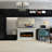 Bourg Symple Stuff 50 " W Black Electric Fireplace