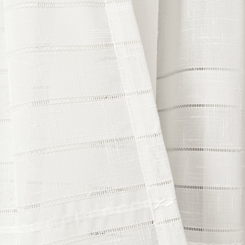 Westerman Sheer Polyester Curtain, White