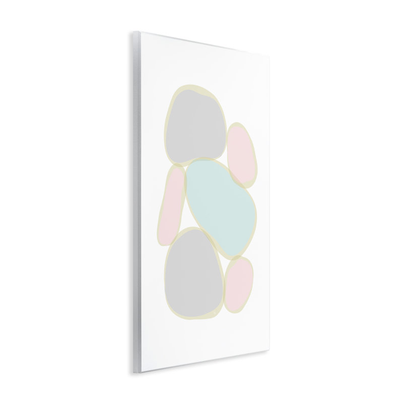 "Pastel Pebble Shapes" par Martina Pavlova, H 15 po x l 10 po