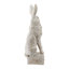 Grande figurine de lapin assis en magnésium