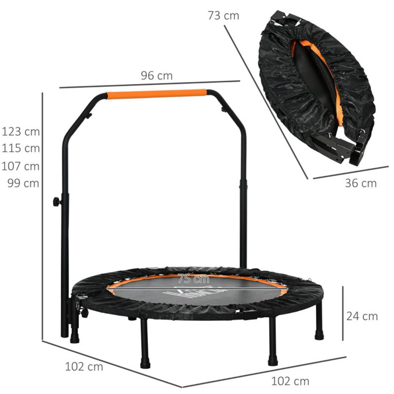 EvoNet 102cm Round Fitness Trampoline