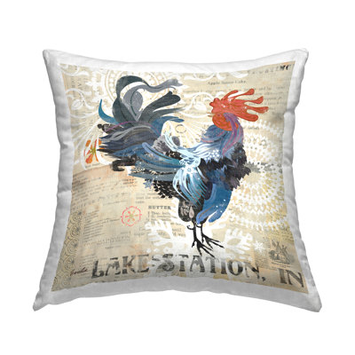 Coussin décoratif Country Rooster