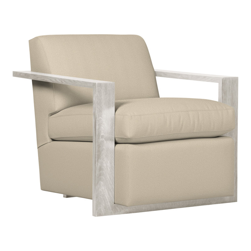 Thom Filicia Home Upholstered Armchair, Casa Blanca, Tuck Linen
