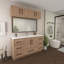 Meuble-lavabo autoportant de 60 po avec lavabo simple en acrylique renforcé Victoria-100853526