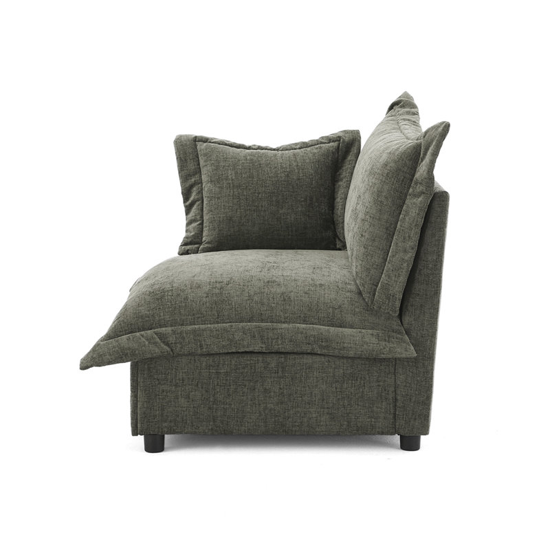 Upholstered Armchair, Grey