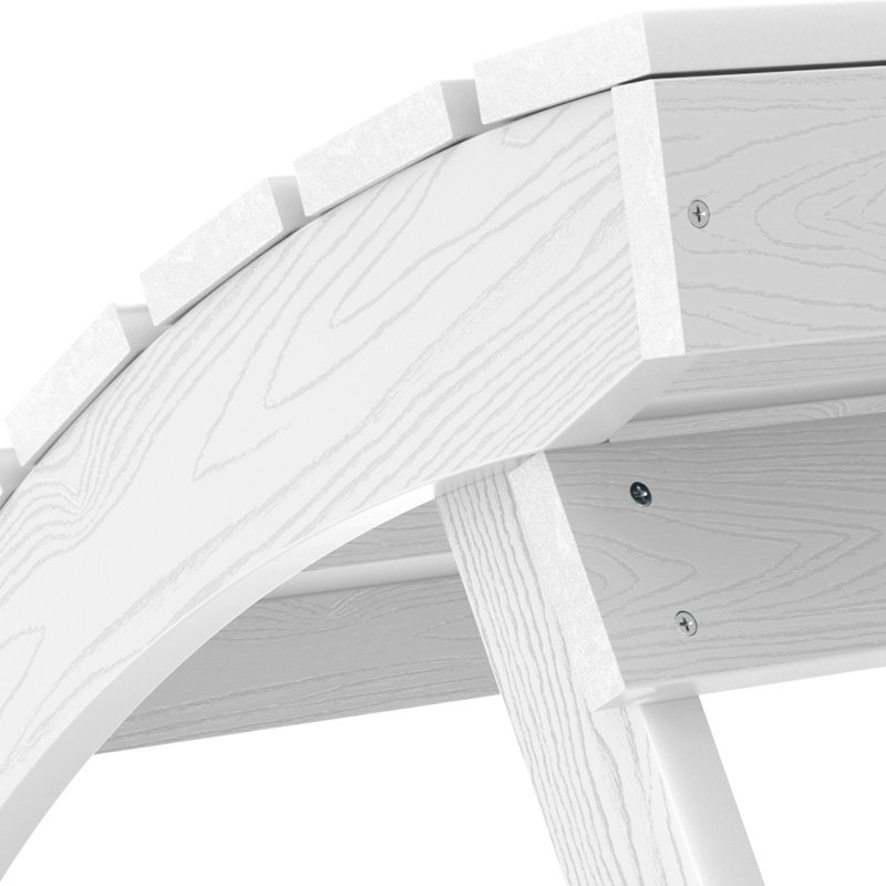 Repose-pieds Adirondack, Blanc
