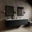 Meuble-lavabo double l 72 po x P 22 po Castor-104786927