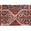 Hand-Knotted High-Quality Red and Navy Runner