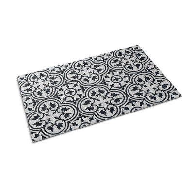 Non-Slip Geometric Outdoor Doormat