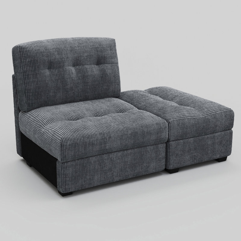 Canapé modulaire Bekey Sieber, Gris