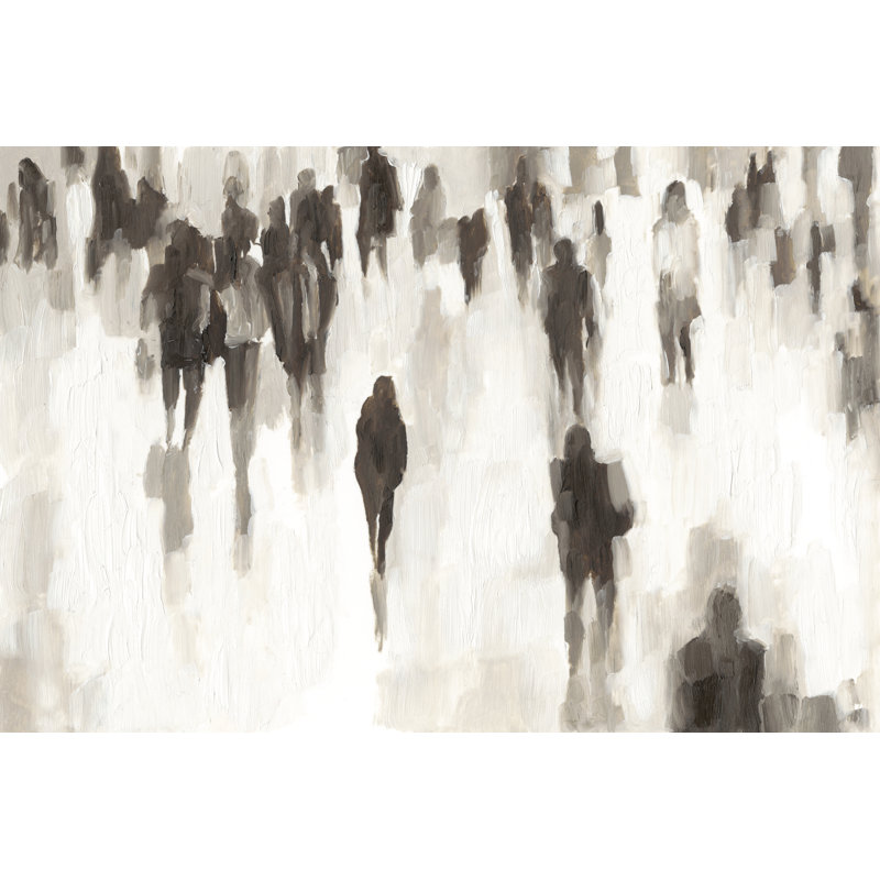 "Commuter I" par Ethan Harper - peinture sur toile tendue, H 12 po x l 18 po x P 1,25 po