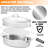 22" Stainless Steel Roasting Pan with Lid and Rack