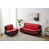 Similicuir rouge / noir est en rupture de stock
