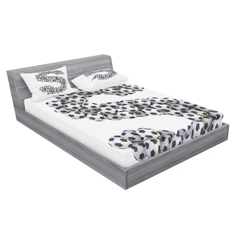 Microfiber Sheet Set, Queen Sheet Set with Fitted Sheet, S
