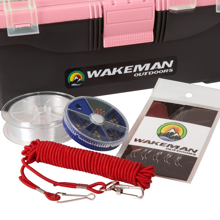 Fingerhut - Wakeman Outdoors Kids' Fishing Gear Kit - Blue