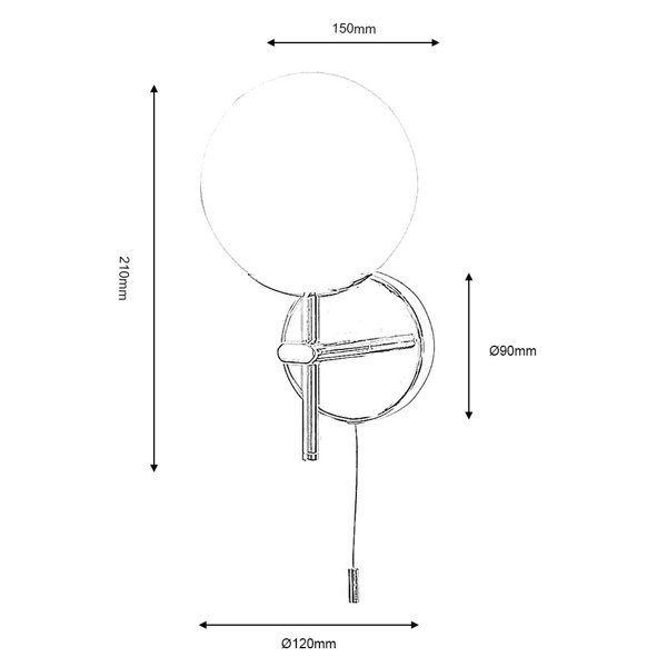 Benita Dimmable Wall Light