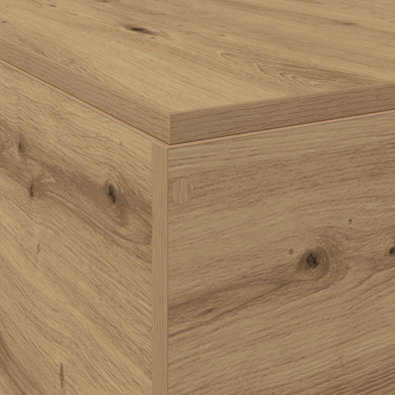 Storage Bed Frame, 200 x 200 cm, Artisan Oak