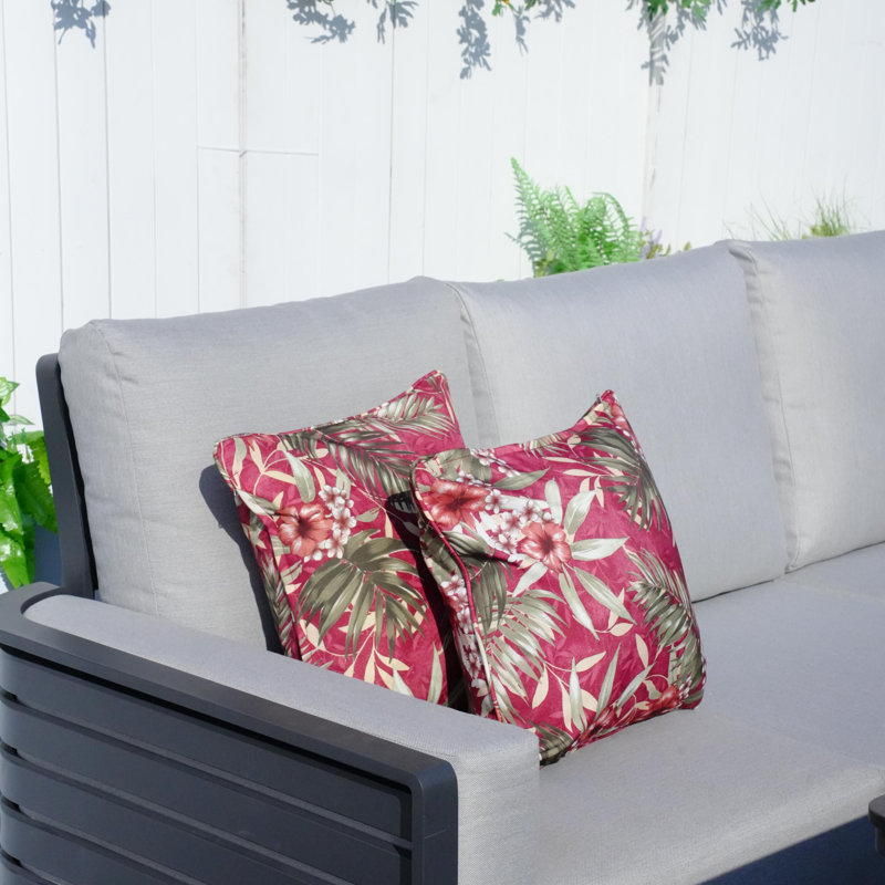 Coussin intérieur / extérieur réversible (ensemble de 2)