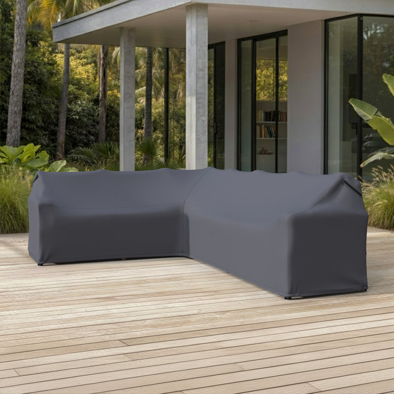 Dhirpal 80.31'' Wide Outdoor L-Shaped Patio Sofa Cover