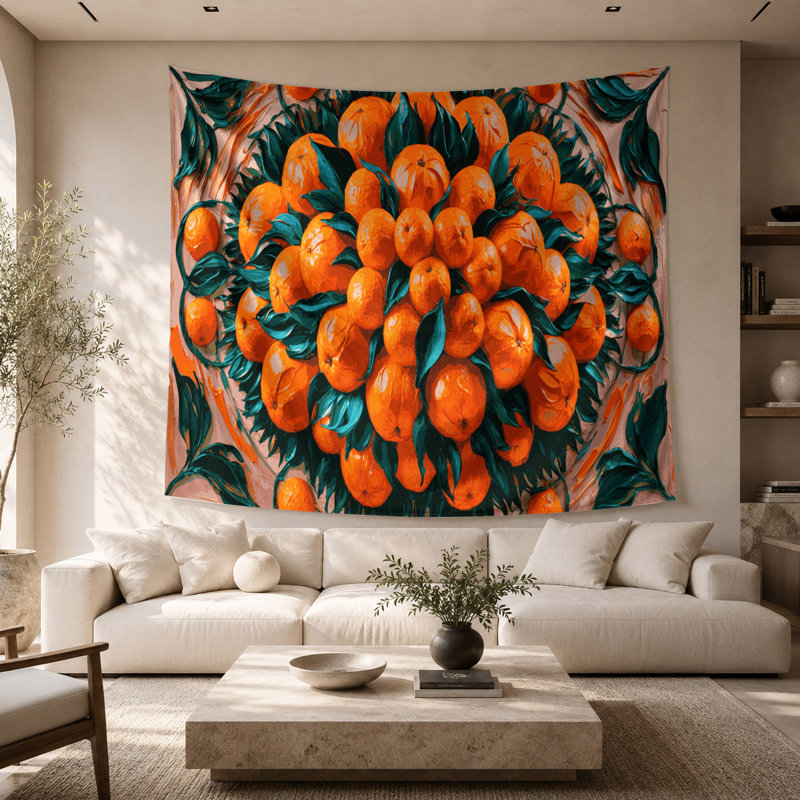 Tapisserie murale Fruit Monkey, 26 po x 36 po
