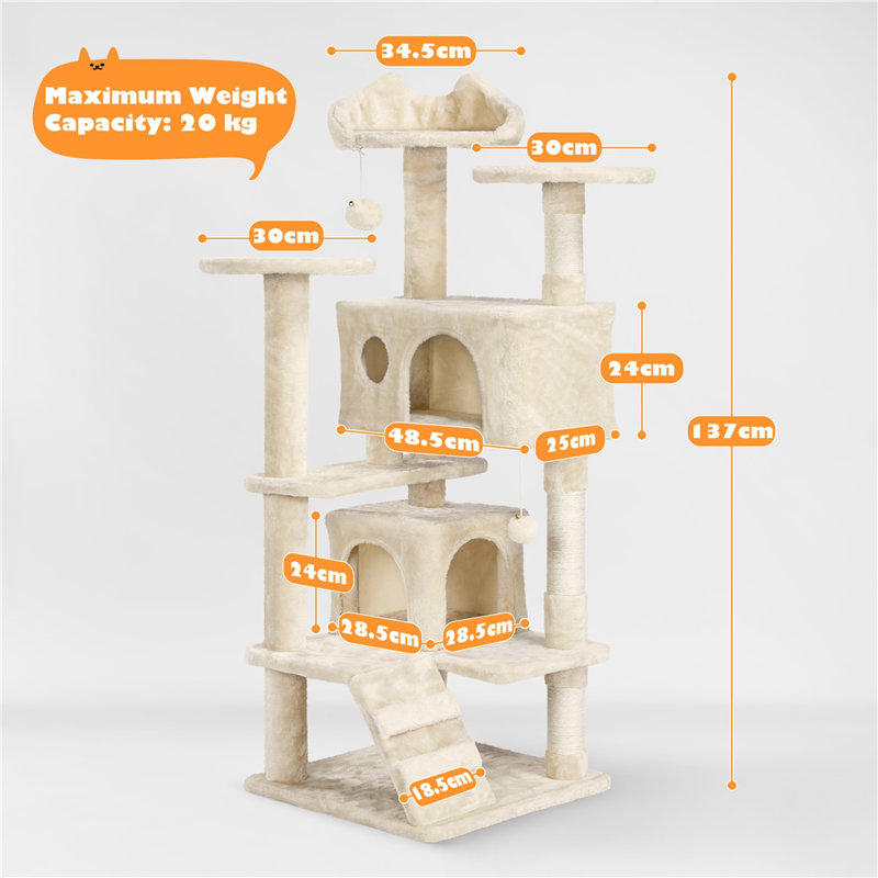 Multilevel  Cat Tree, Beige