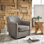 Fauteuil d'appoint pivotant Bradney