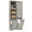 Bathroom Storage Cabinet With Doors And Drawers, Tilt-Out Laundry Hamper, Multiple Storage Space, Freestanding Style, Open Shelve, Adjustable Shelf-736031518
