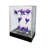 Clear Cabinet Acrylic Display Removable Shelf Case Plexiglass Showcase with Lock and Key Transparent