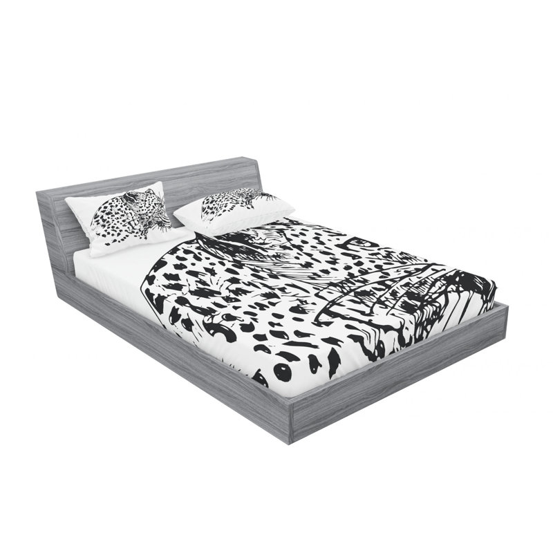 Microfiber Sheet Set, Full/Double Sheet Set with Fitted Sheet
