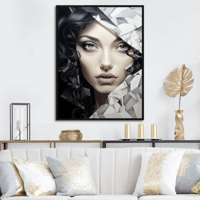 Marble Woman Beauty III - Abstract Portraits, art mural