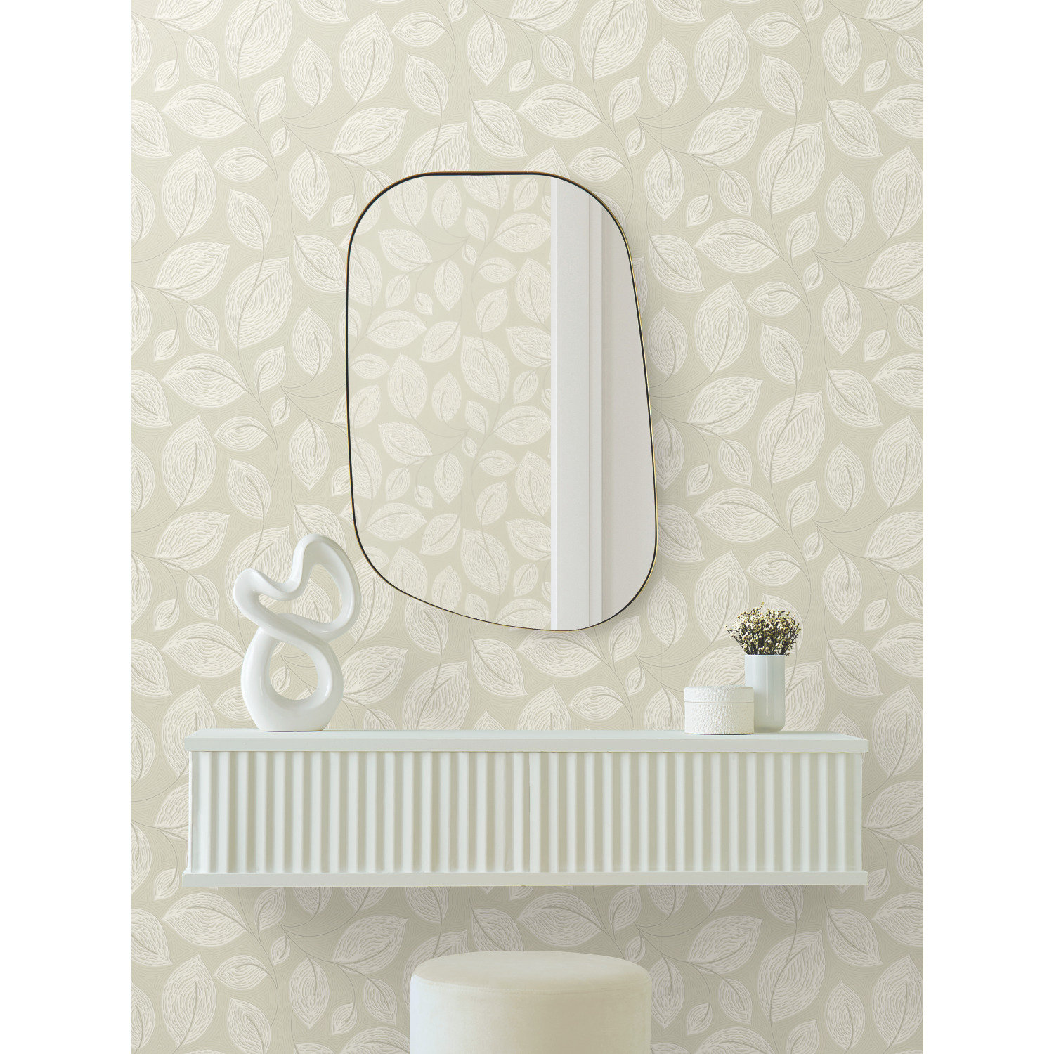 Seona Floral Wallpaper, Sand
