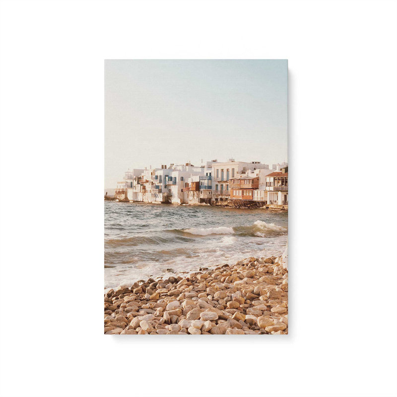 Mykonos Morning, impression sur toile roulée, H 18 po x l 12 po x P 1,25 po, Toile tendue