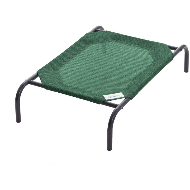 Small Brunswick Green Elevated Orthopedic Outdoor Pet Bed