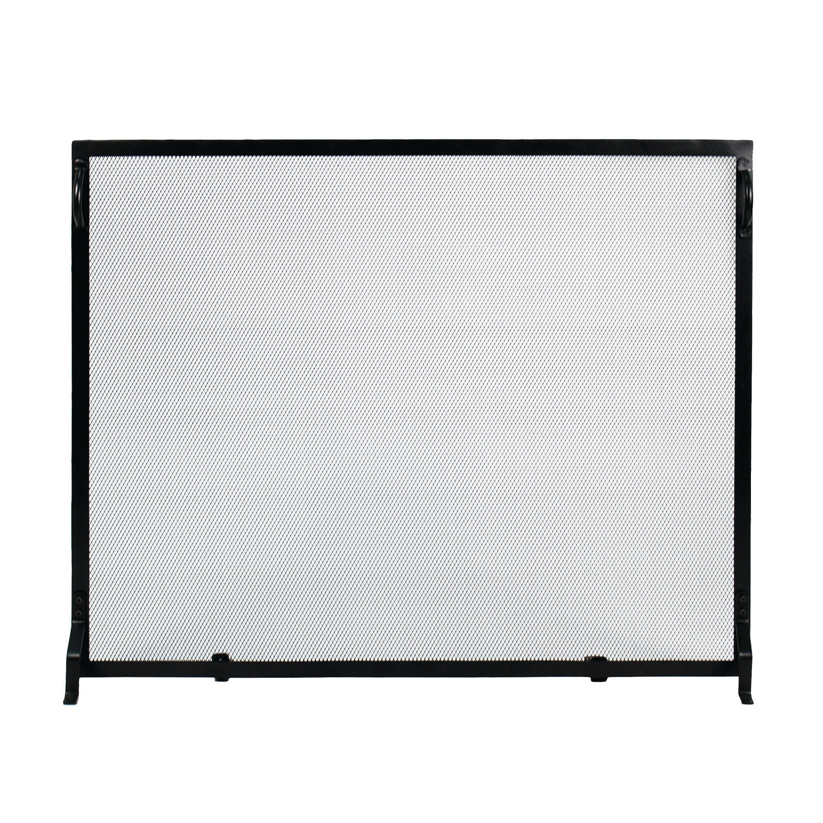 Anja Single Panel Iron Fireplace Screen, 36" H x 50" W x 4" D
