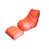 Similicuir orange
