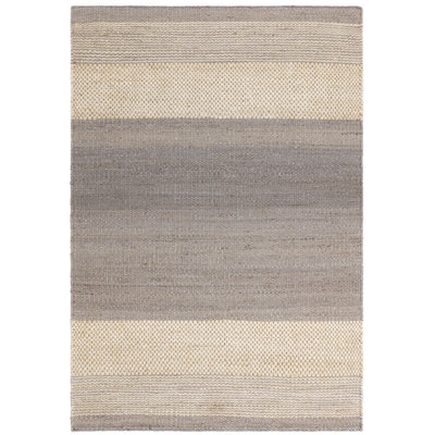 Desaree Hand Woven Flatweave Grey/Beige Area Rug