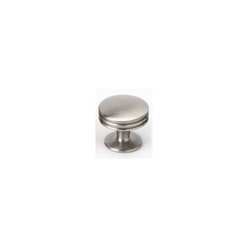 Mushroom Knob, 1.13" H x 1.13" W x 1" D, Polished Nickel
