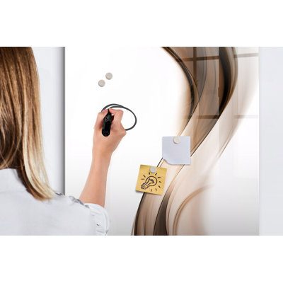 Magnetic Glass Photo Memo Board