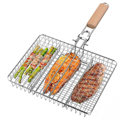 Stainless Steel BBQ Grilling Basket