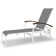 Askar Outdoor Rust-Resistant Metal Chaise Lounge