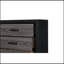 Commode grise et noire