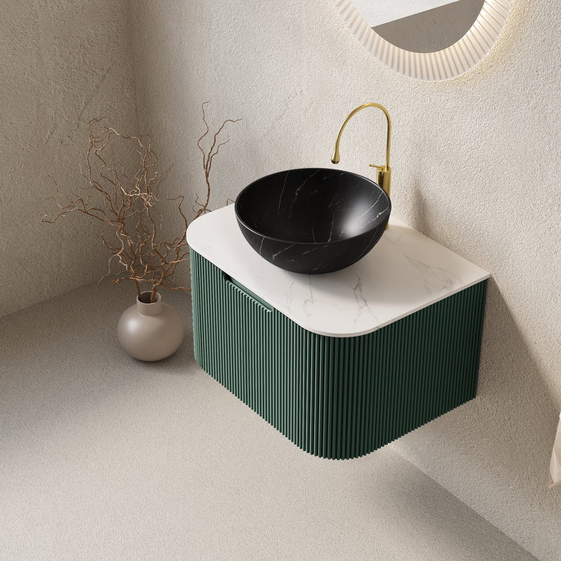 Meuble-lavabo moderne (avec meuble-lavabo et lavabo) avec rangement