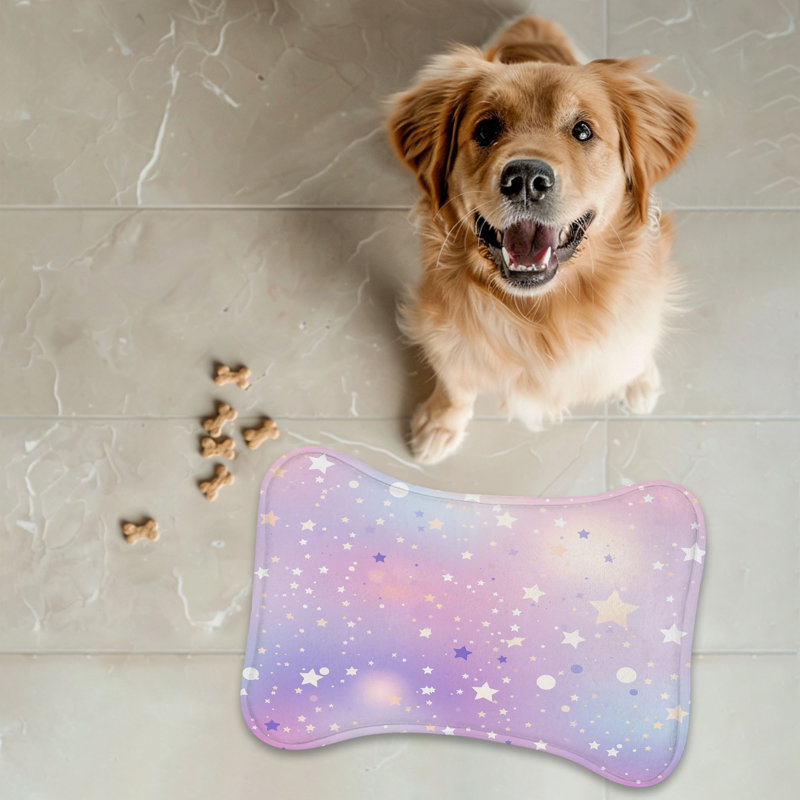 Dreamy Galaxy Art - Tapis d'alimentation en os 1 pièce